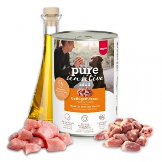 Mera Pure Sensitive konzerva Geflügelherzen